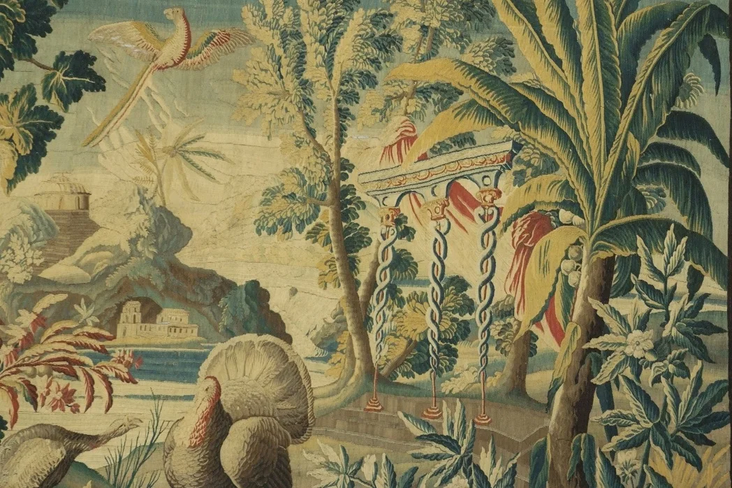 La Galerie Dor d'Aubusson vous  propose  une tapisserie d'après J-J Dumons
