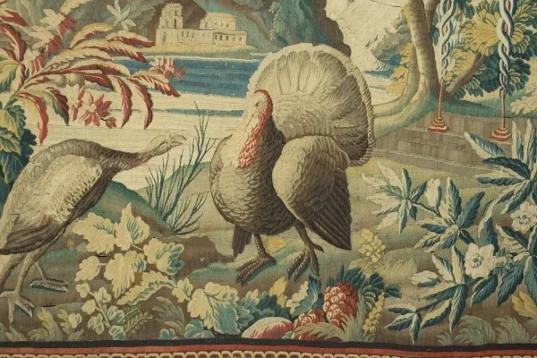 La Galerie Dor d'Aubusson vous  propose  une tapisserie d'après J-J Dumons