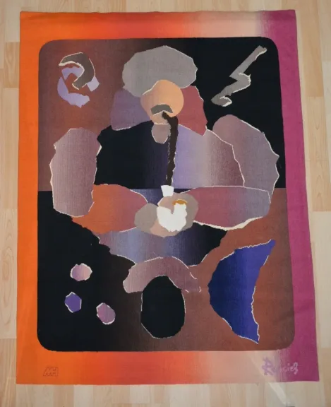 l'Atelier Galerie Dor présente une tapisserie d'Aubusson  d'après Richard Rapaiche