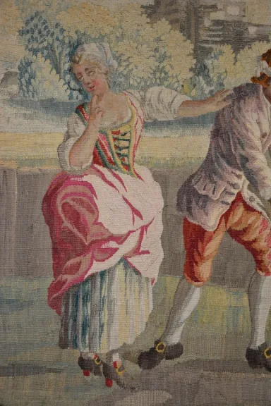 Aubusson, La Galerie DOR propose une tapisserie 18eme