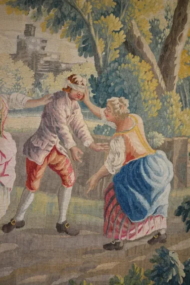 Aubusson, La Galerie DOR propose une tapisserie 18eme