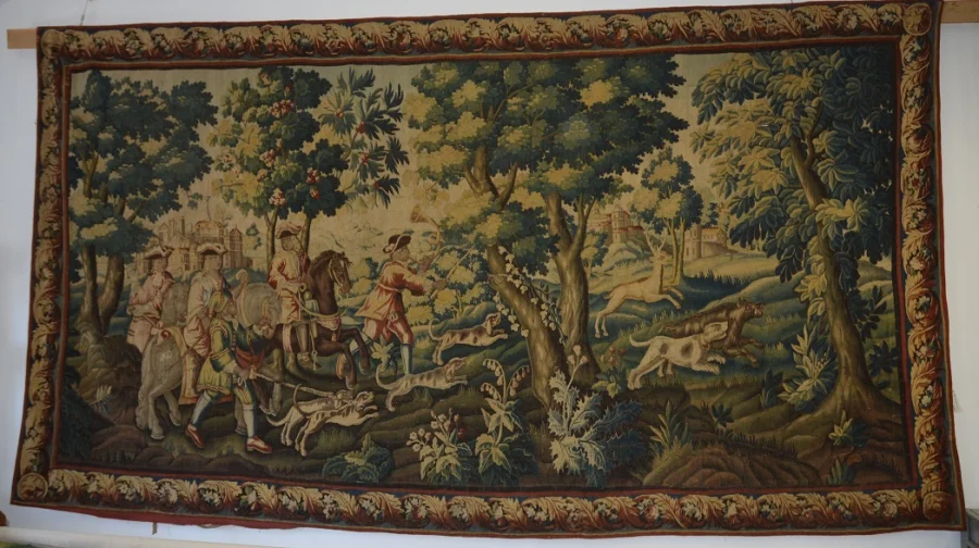 Manufacture Royale d'Aubusson, chasse 18eme
