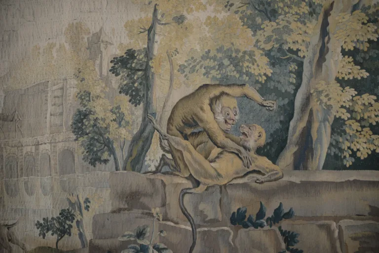 Aubusson, La Galerie DOR propose une tapisserie 18eme par la manufacture Royale de Beauvais