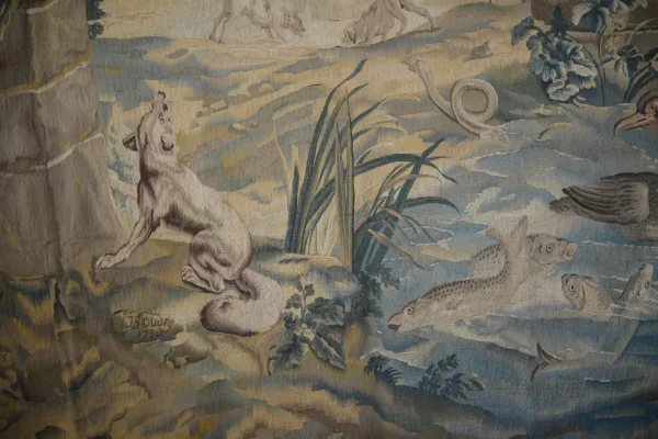Aubusson, La Galerie DOR propose une tapisserie 18eme par la manufacture Royale de Beauvais