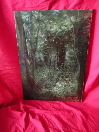 ÖL AUF LEINWAND AUS DER SAMMLUNG VON J. OFFENBACH UND P. MOUSSET