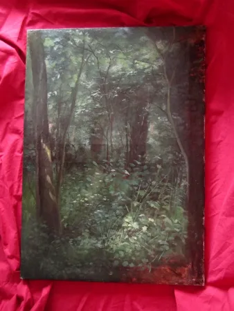 ÖL AUF LEINWAND AUS DER SAMMLUNG VON J. OFFENBACH UND P. MOUSSET