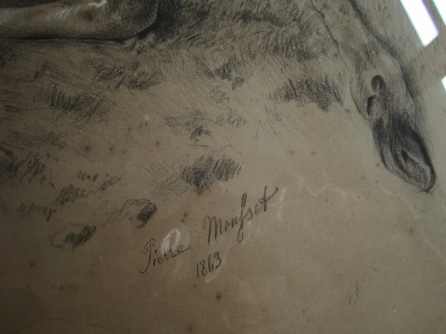 n°CO23/88 ,Un dessin ,XIX,signé