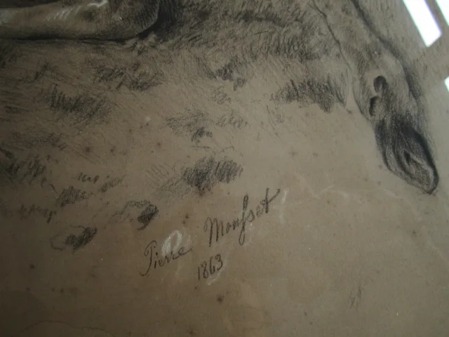 DRAWING SIGNED PIERRE MOUSSET