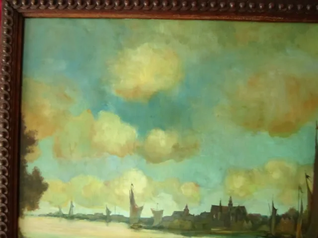 N°C023/3 ,Tableau ,XX  siècle