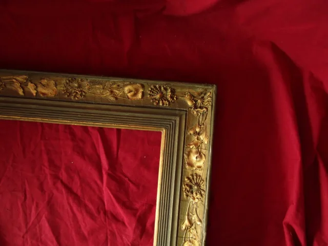 Cadre à décor florale - vers 1900