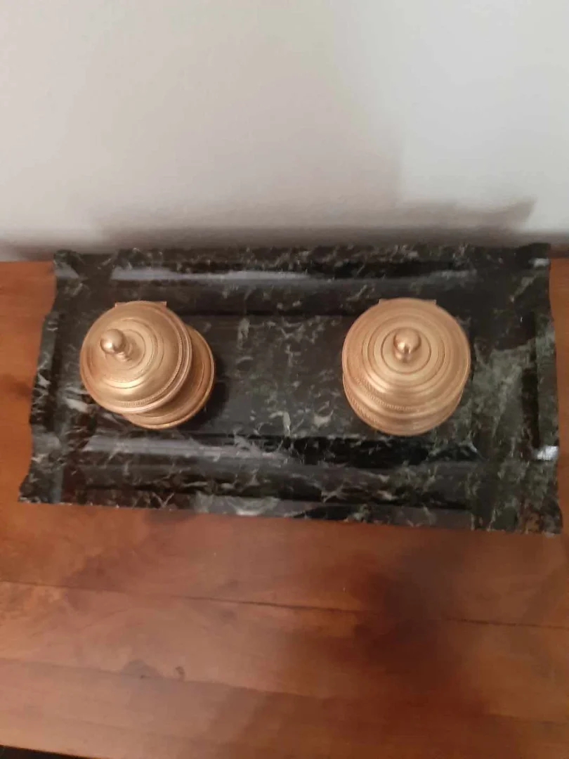 SOPORTE DE TINTA ESTILO IMPERIO FRANCÉS