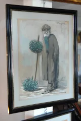 Tournon Georges  le vendeur de boules de gui