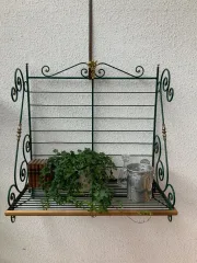 WROUGHT IRON BREAD SHELVES