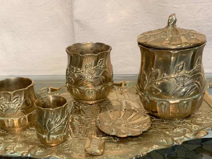 BRONZE SMOKER'S SET
