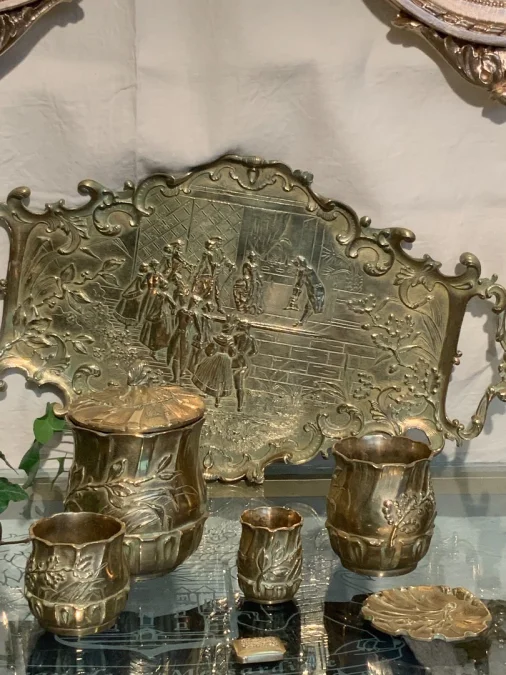 BRONZE SMOKER'S SET