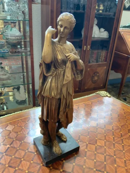 Sculpture En Bronze Diane De Gabiès Artémis