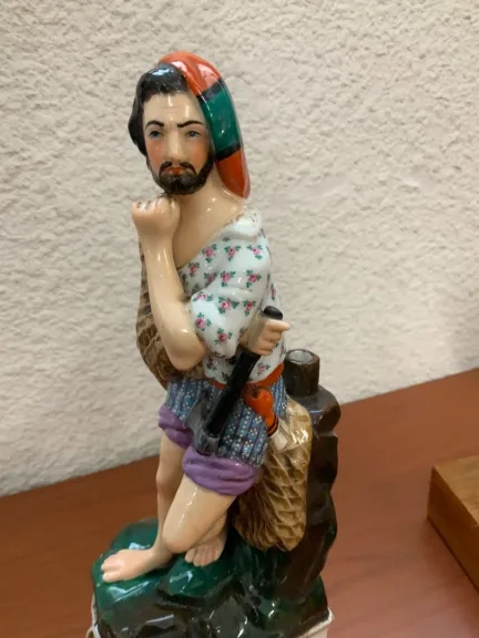 Paire d’encriers en  porcelaine Vieux Paris