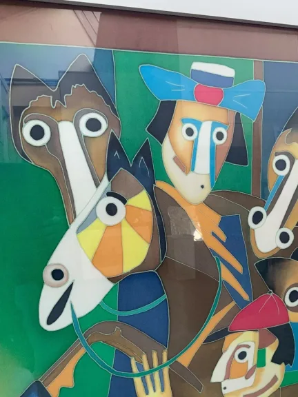 Peinture sur soie