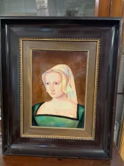 Tableau émaillé signé Fauré
