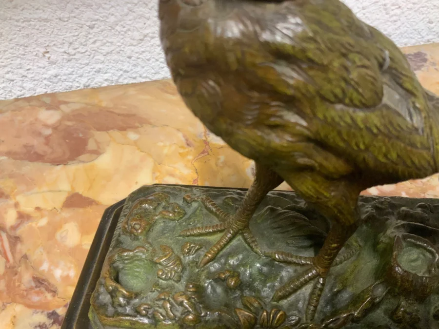 Pair of bronze pheasants