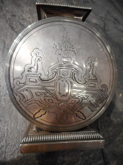 Vase en Argent et porcelaine de Chine