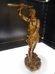 BRONZE UNTERZEICHNET H. GAUQUIE