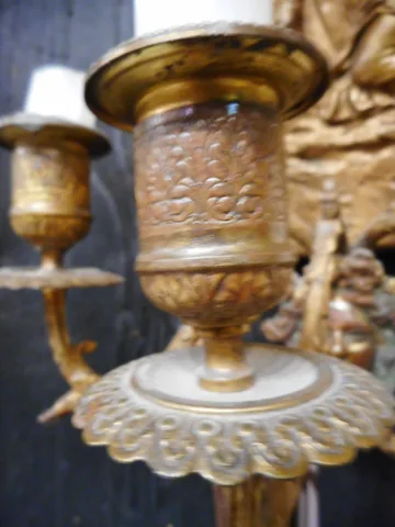 Paire d'applique du XIX siècle en bronze