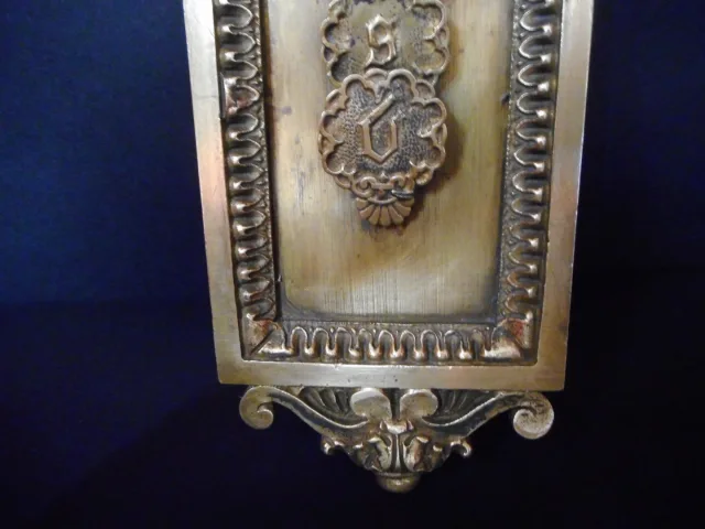 Porte courrier en bronze du XIX