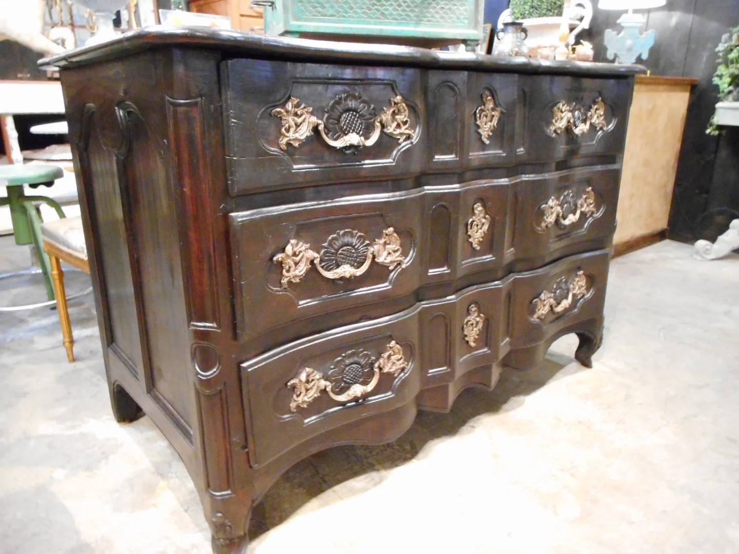 COMMODE d'EPOQUE LOUIS XV