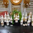 Flacons de Pharmacie en Opaline du XIX e