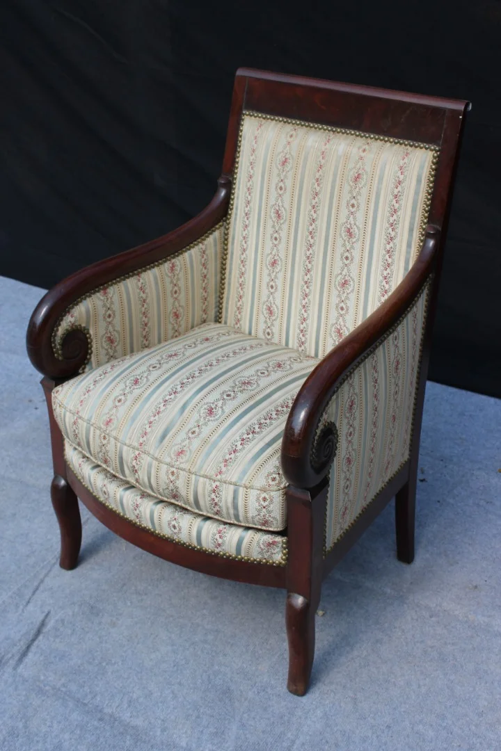 FRENCH EMPIRE STYLE ARMCHAIR