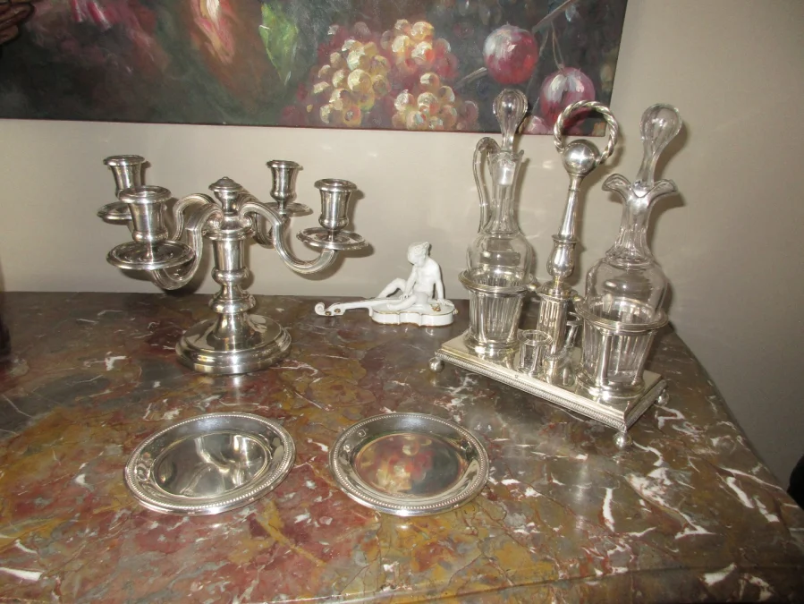 SILBERNE CRUETS