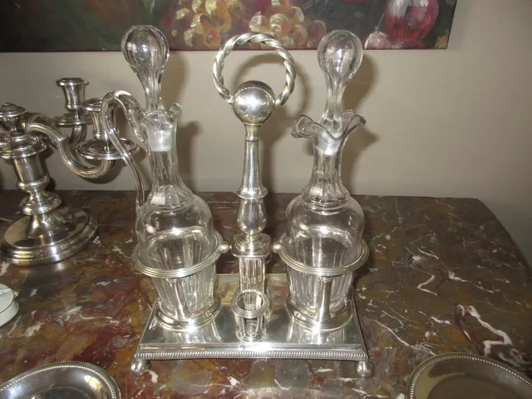 Huilier vinaigrier Argent