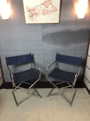 PAAR CHROOM STOELEN