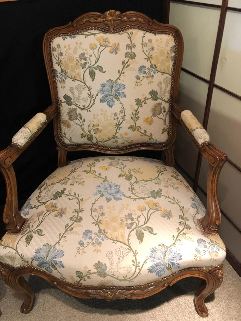 PAAR LOUIS XV STIJL STOELEN