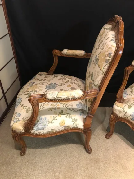 PAAR LOUIS XV STIJL STOELEN