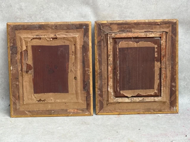 Pair of portraits