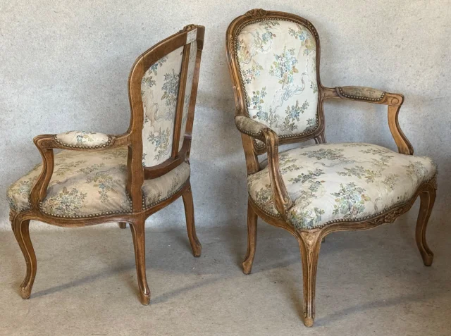 Paar Cabriolet-Sessel