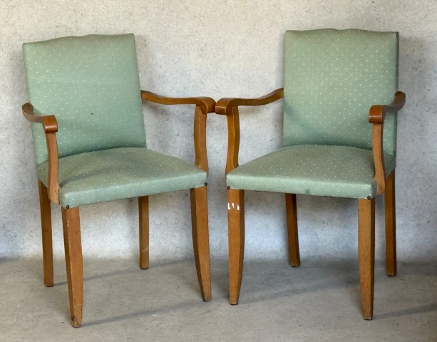Pair of bridge chairs