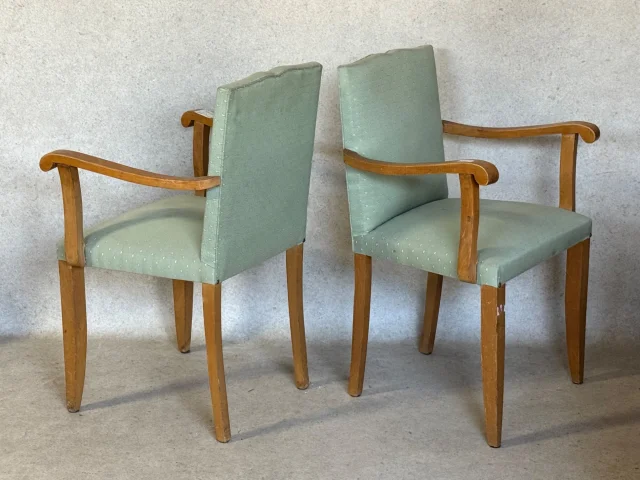 Pair of bridge chairs