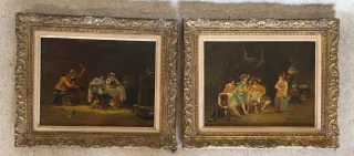 Coppia di dipinti