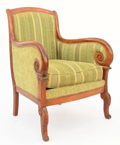 Sillón bergère de estilo Restauración