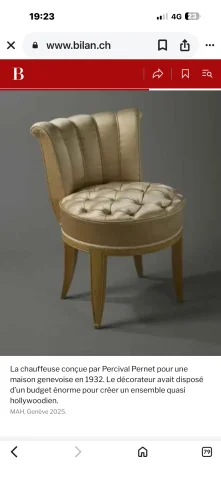 Dressing table chair