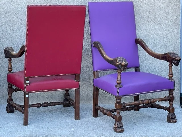 Pair of armchairs