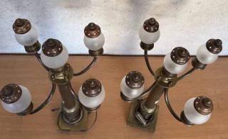 Par de candelabros