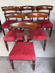 Set van 6 Engelse stoelen