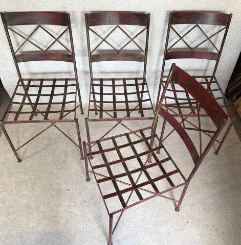 3 chairs plus one broken