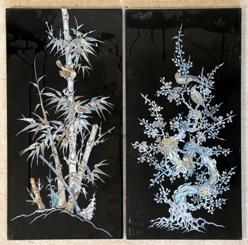 Pair of decorative panels
