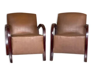 Coppia di poltrone Art déco