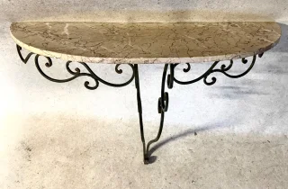Console in ferro battuto